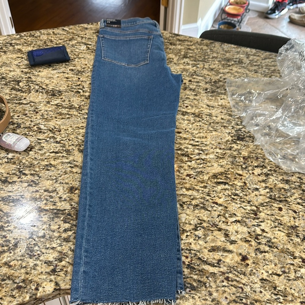 JCrew Factory Stovepipe Straight Jean in signature stretch